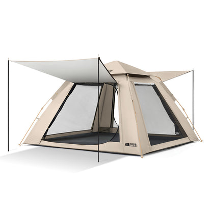 Bathe Automatic 4-Season Camping Tent (Cream Cream/Silver Coated)