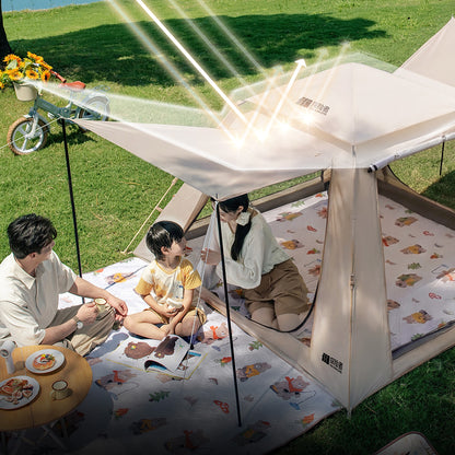 Bathe Automatic 4-Season Camping Tent (Cream Cream/Silver Coated)